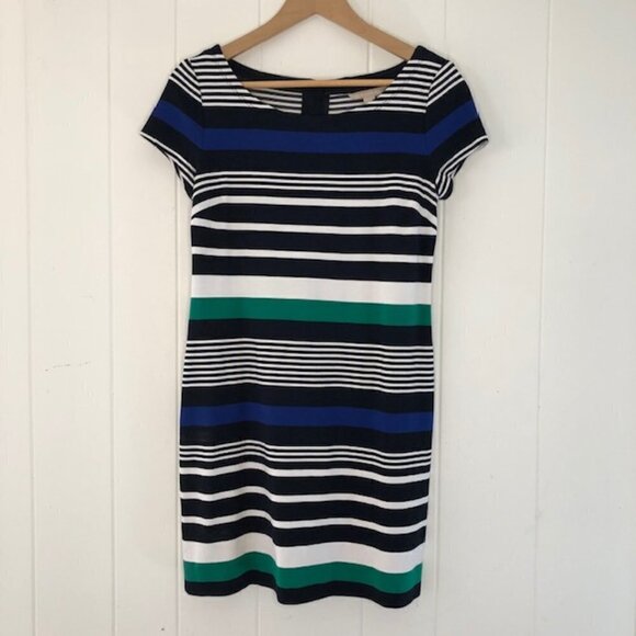 Banana Republic Womens Striped Dress Size 2P - Picture 2 of 8